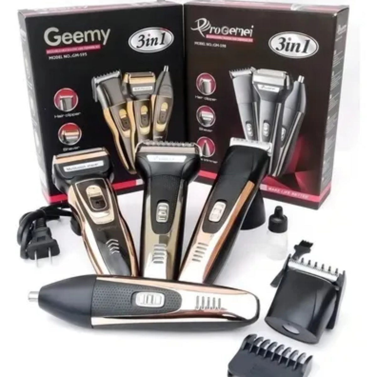 Maquina De Afeitar 3 En 1 Geemy